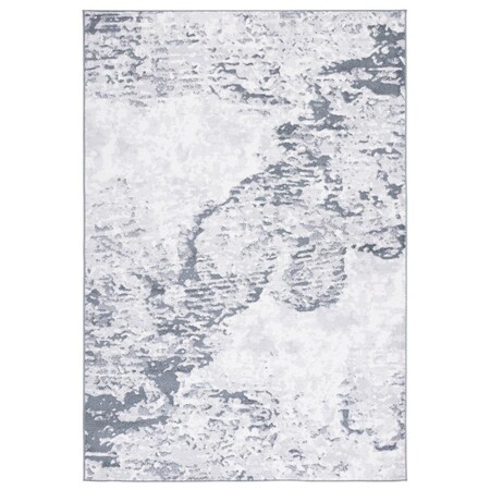 Safavieh 5 ft.-3 in. x 7 ft.-6 in. Toscana Rectangle Power Loomed Rug Grey & Ivory TOS664F-5